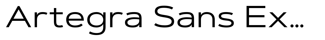 Artegra Sans Extended Regular